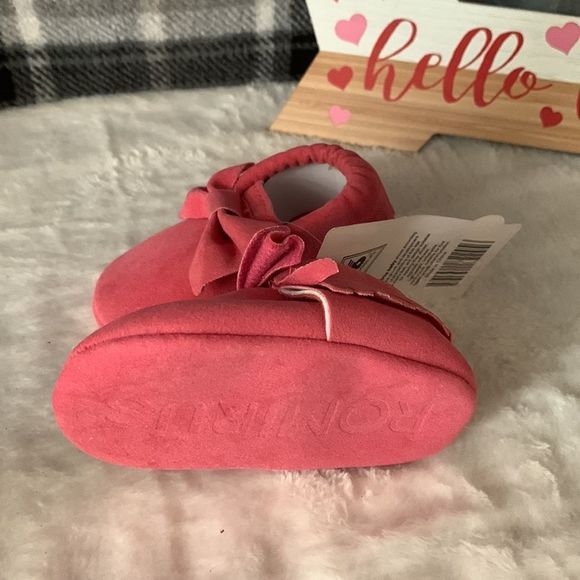 Pink Baby Moccasins - Picture 3 of 4